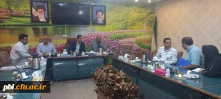 جلسه هماهنگی با اورژانس و هلال احمر برای تمهیدات برگزاری المپیاد دانشجو معلمان سراسر کشور