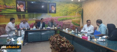 جلسه هماهنگی با اورژانس و هلال احمر برای تمهیدات برگزاری المپیاد دانشجو معلمان سراسر کشور