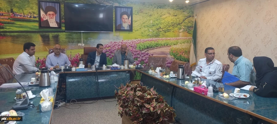 جلسه هماهنگی با اورژانس و هلال احمر برای تمهیدات برگزاری المپیاد دانشجو معلمان سراسر کشور 2