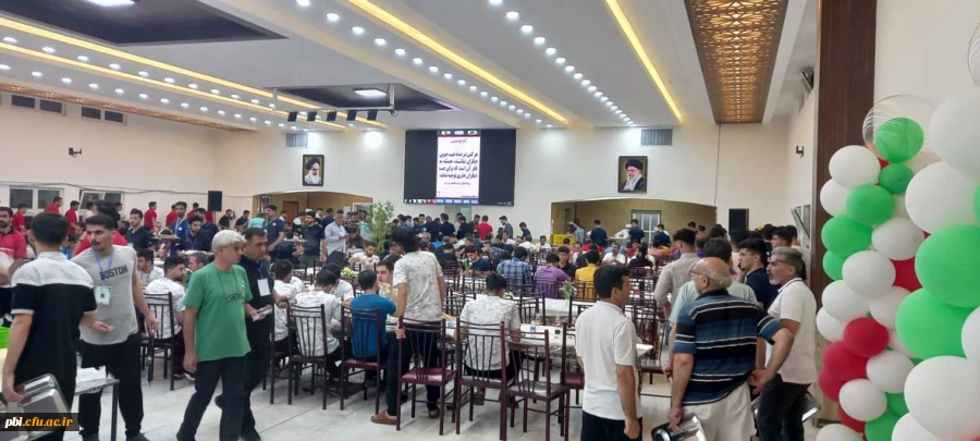 شور و هیجان در برنامه های پذیرش المپیاد فرهنگی ورزشی  پسران  دانشگاه فرهنگیان  3