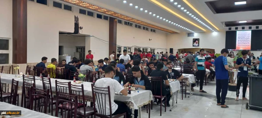 شور و هیجان در برنامه های پذیرش المپیاد فرهنگی ورزشی  پسران  دانشگاه فرهنگیان  8