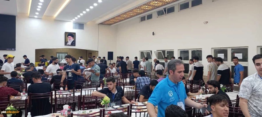 شور و هیجان در برنامه های پذیرش المپیاد فرهنگی ورزشی  پسران  دانشگاه فرهنگیان  10