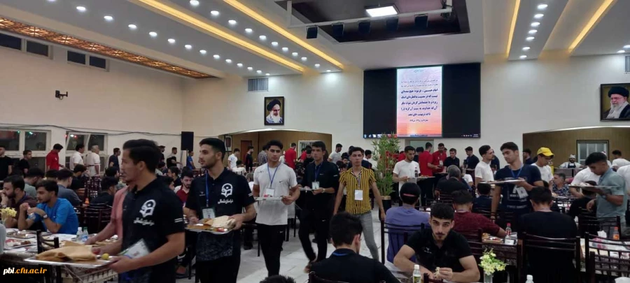 شور و هیجان در برنامه های پذیرش المپیاد فرهنگی ورزشی  پسران  دانشگاه فرهنگیان  11