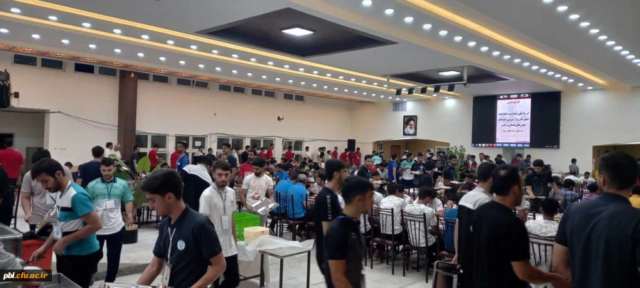 شور و هیجان در برنامه های پذیرش المپیاد فرهنگی ورزشی  پسران  دانشگاه فرهنگیان  16