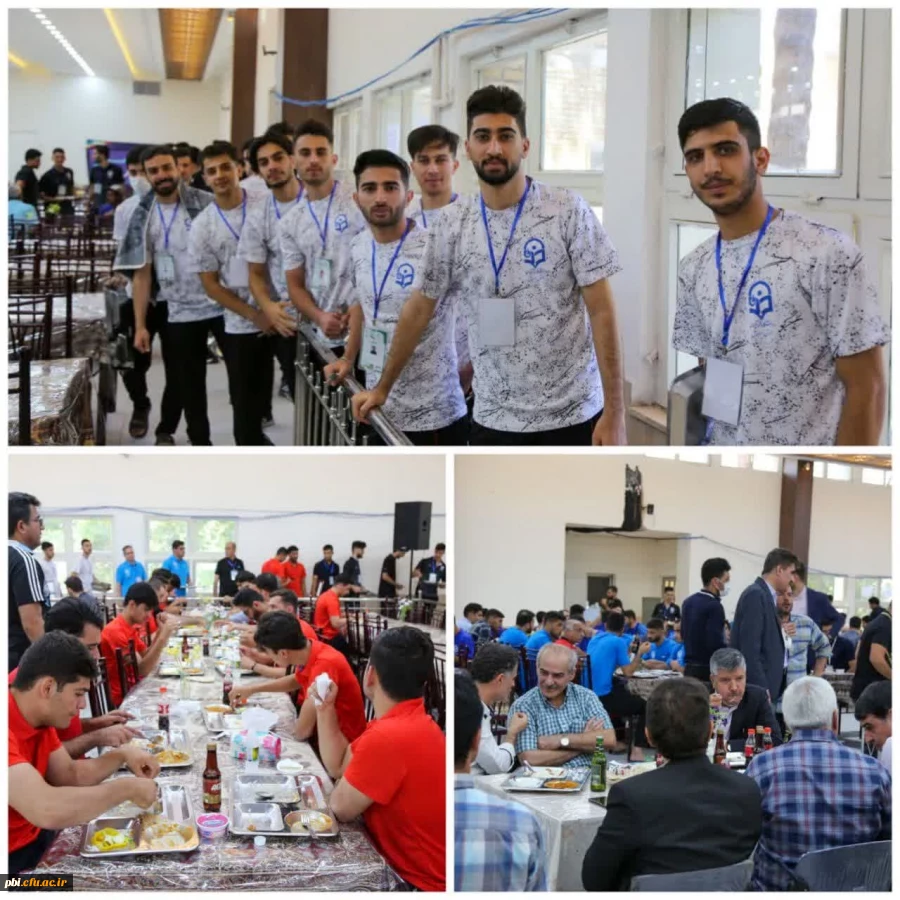 سرو ناهار در سالن غذاخوری پردیس شهید باهنر اصفهان


