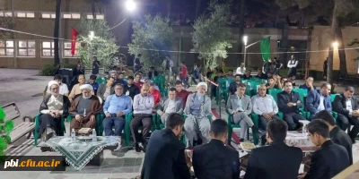 برگزاری  مراسم انس با قرآن درحاشیه دومین شب از المپیاد
