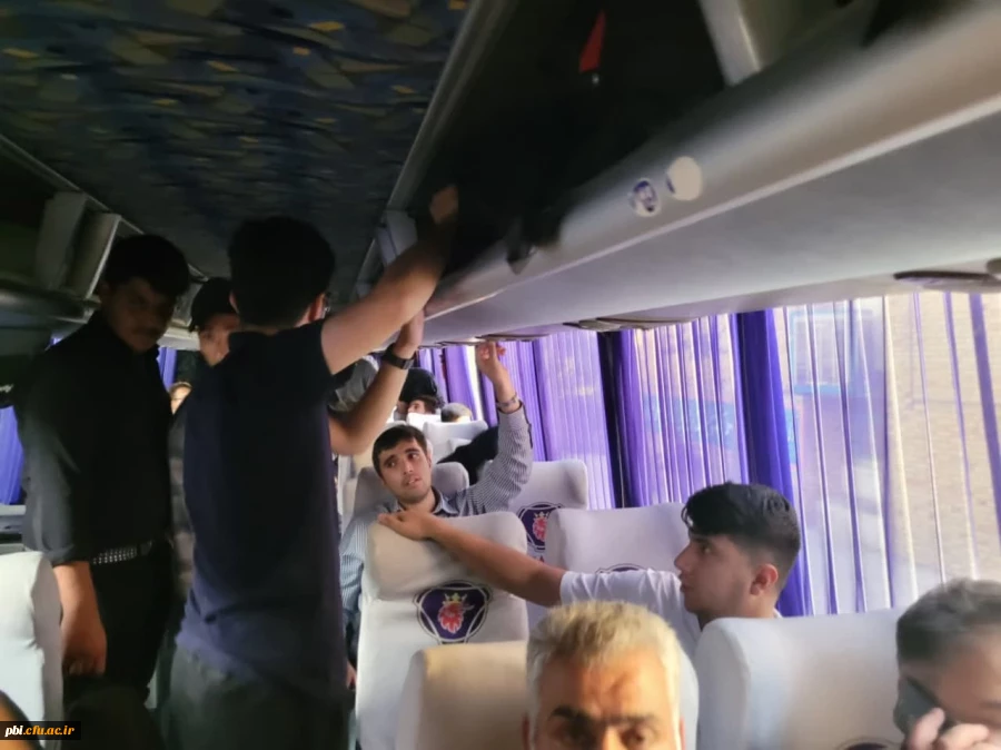 اعزام کاروان دانشجویان پردیس شهید باهنر جهت حضور در پیاده روی  اربعین حسینی(ع) 2
