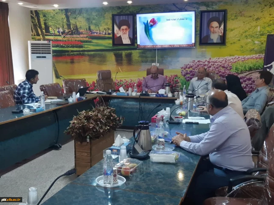 جلسه دفاع دانشجویی کارشناسی ارشد 2