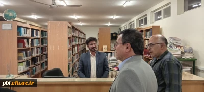 ابلاغ مسئولیت کتابخانه پردیس شهید باهنر به جناب دکتر باغی
