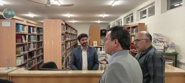 ابلاغ مسئولیت کتابخانه پردیس شهید باهنر به جناب دکتر باغی 2