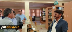 ابلاغ مسئولیت کتابخانه پردیس شهید باهنر به جناب دکتر باغی 4