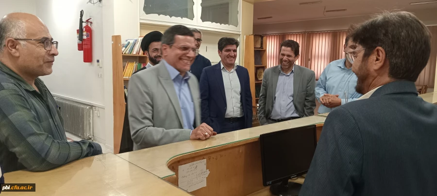 ابلاغ مسئولیت کتابخانه پردیس شهید باهنر به جناب دکتر باغی 7