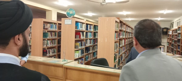 ابلاغ مسئولیت کتابخانه پردیس شهید باهنر به جناب دکتر باغی 9
