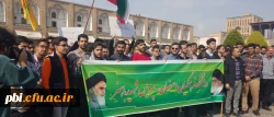 شرکت دانشجو معلمان پردیس شهید باهنر در راه پیمایی 13 آبان 11