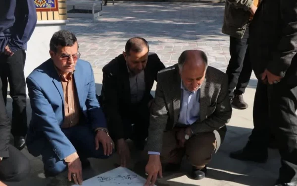 غبار روبی مقبره شهدای گمنام پردیس شهید باهنر اصفهان 5