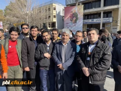 حضور دانشجو معلمان پردیس شهید باهنر در همایش 9 دی ماه 4