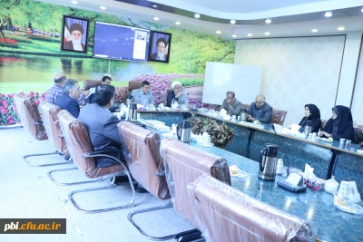 برگزاری شورای دانشجویی و کمیته تغذیه استان در پردیس شهید باهنر