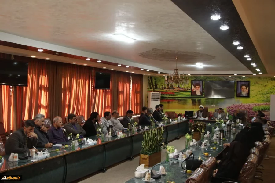 برگزاری مراسم تکریم ریاست اداره حراست 2