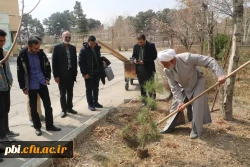 کاشت چندین اصله نهال توسط مسئولین  پردیس شهید باهنر اصفهان 
 2