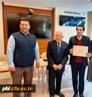 دریافت نشان بین المللی از سوی اتحادیه بین المللی اقیانوس و توسط دکتر فرح نسب و انتساب ایشان به عنوان سفیر اقیانوس و دریاهای منطقه ای 2