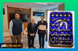 دریافت نشان بین المللی از سوی اتحادیه بین المللی اقیانوس و توسط دکتر فرح نسب و انتساب ایشان به عنوان سفیر اقیانوس و دریاهای منطقه ای 2