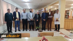 اهداء 150 جلد از کتابهای کتابخانه شخصی مرحوم دکتر سید احمد قاضی  عسکر از اساتید دانشگاه اصفهان به کتابخانه  پردیس شهید باهنر 2