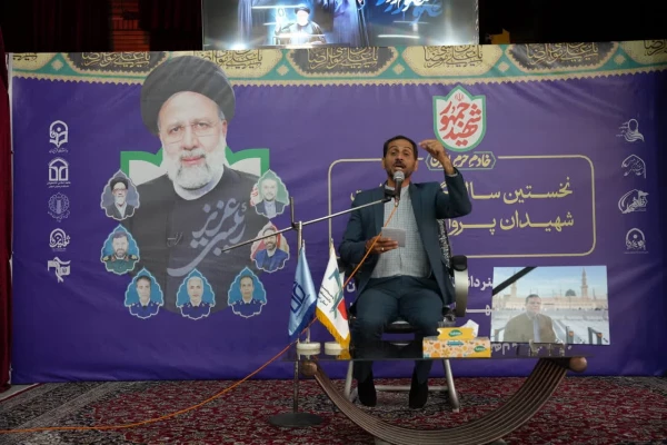 مراسم بزرگداشت شهدای خدمت با حضور دکتر بهادری جهرمی سخنگوی دولت شهید رئیسی 6