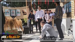 بازدید مسئولین دانشگاه از نمایشگاه طوفان الاقصی در روز اول برگزاری 4