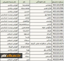قابل توجه دانشجویان طرح دو مدرکی 2