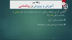 درس روان شناسی پرورشی کاربردی درس ششم