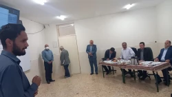 بازدید ریاست ، معاونین و مسئولین محترم دانشگاه از روند برگزاری جشنواره تدریس برتر 17